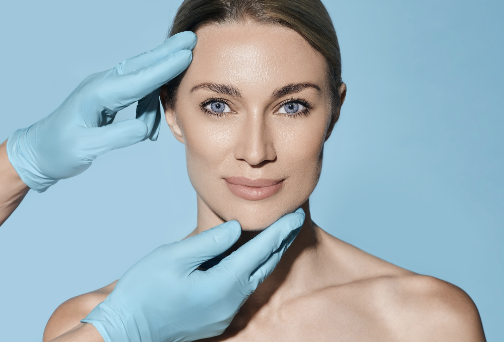 woman with blue eyes